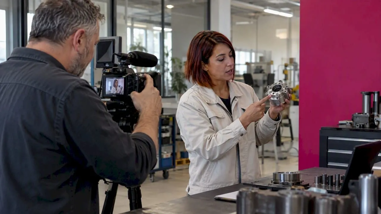 Video di un componente per LinkedIn