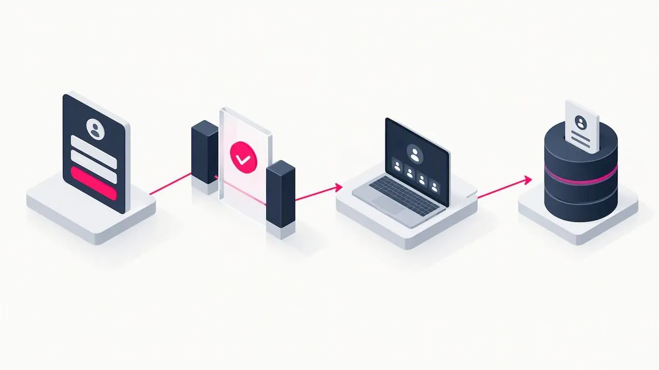 Flusso di consenso GDPR per i contatti al webinar