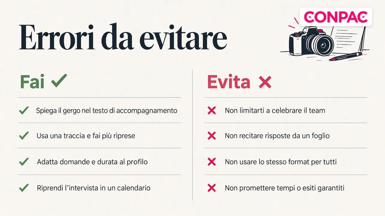Errori che indeboliscono la credibilità , overview diagram