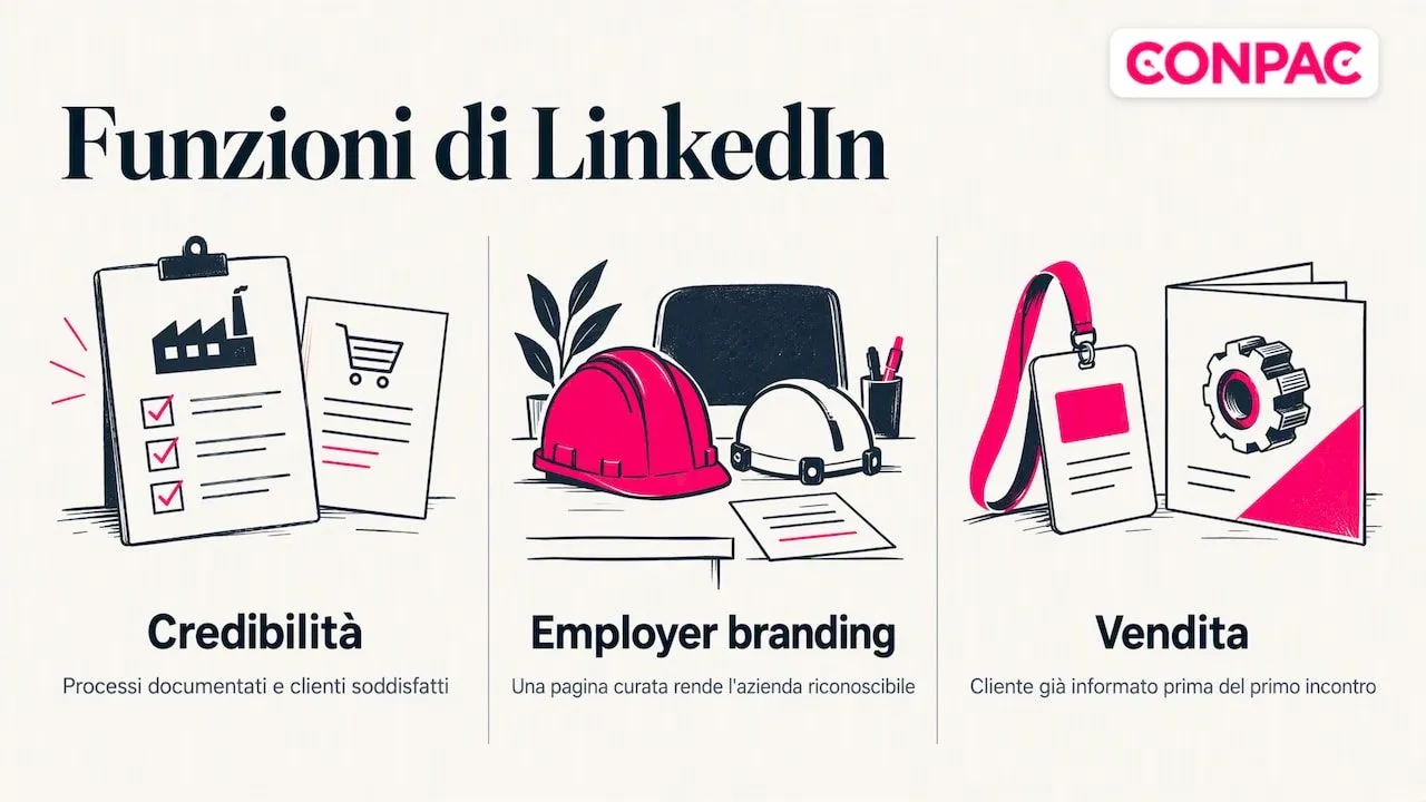 Perché LinkedIn conta per le imprese del Friuli Venezia Giulia , overview diagram