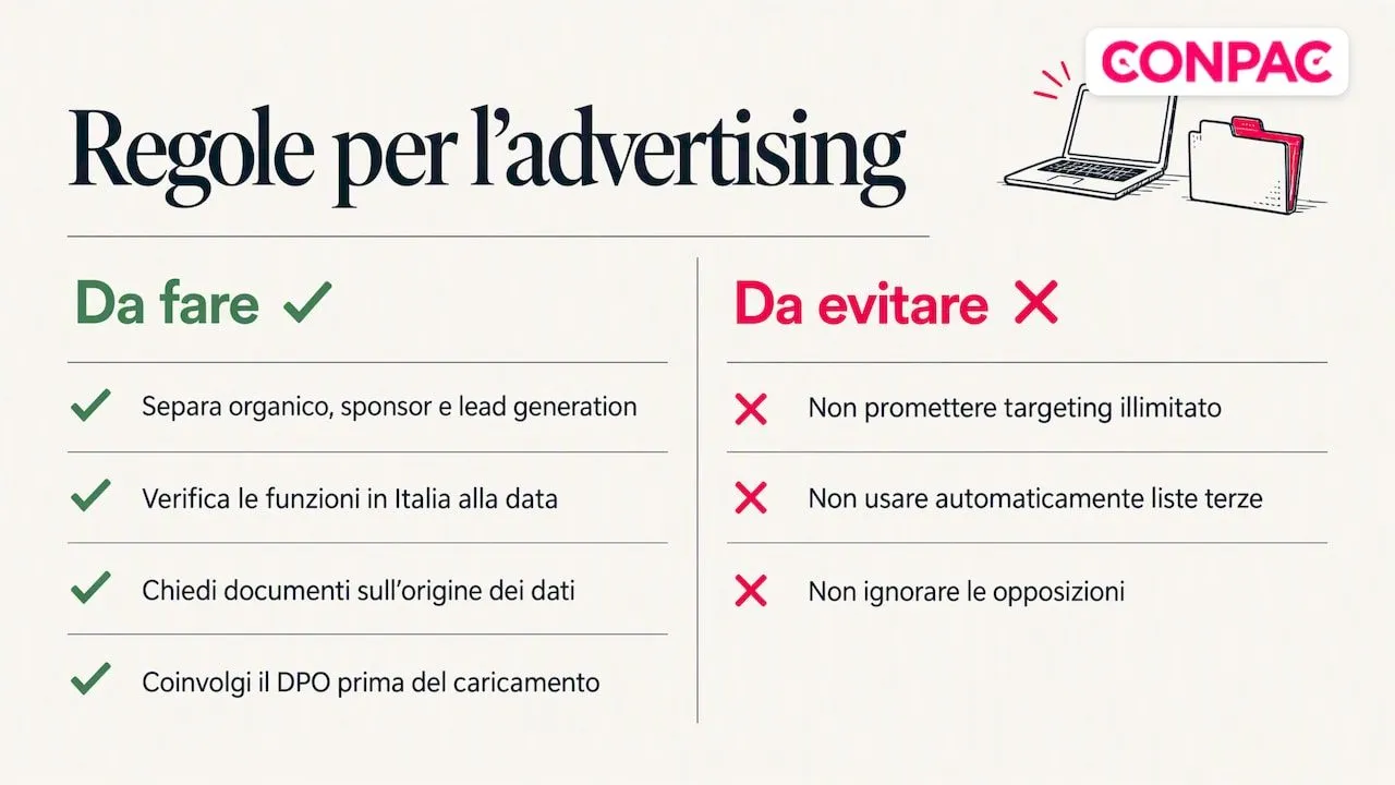Advertising, dati e regole europee , overview diagram