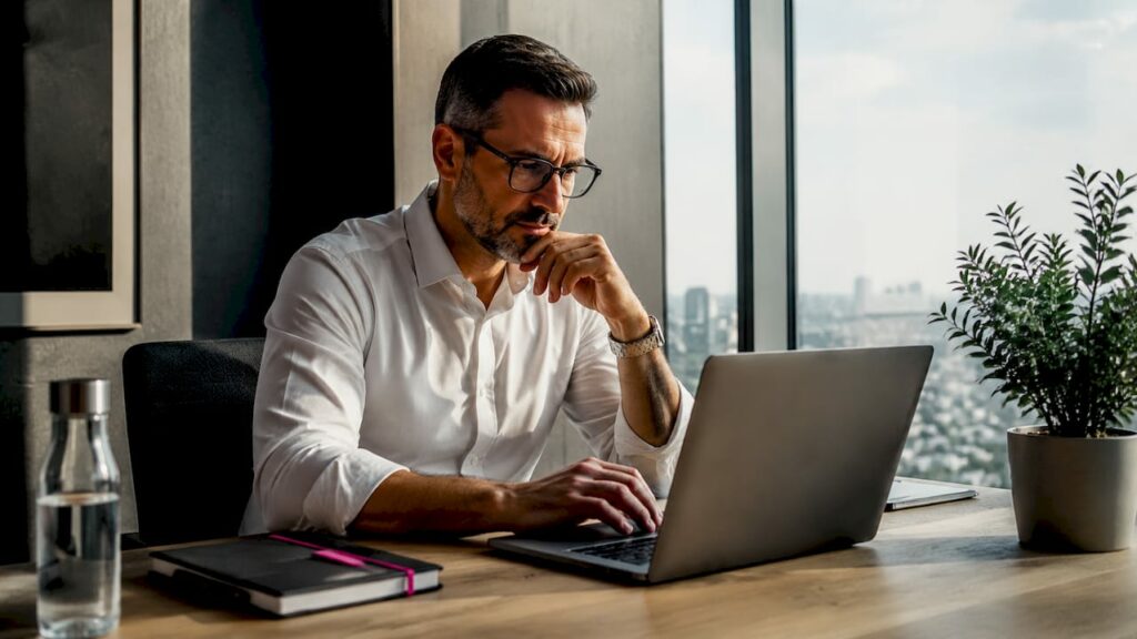 Il manager analizza l’andamento della crescita dei follower su LinkedIn nel settore B2B.